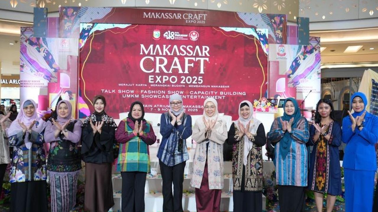 Makassar Craft Expo 2025: Belasan Perajin Lokal Pamerkan Karya Unggulan di HUT Kota Makassar