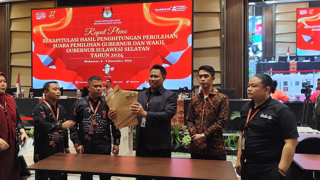 Hasil Pilgub Sulsel 2024: Adik Mentan Amran Sulaiman Menang Usai Borong Suara di 21 Wilayah
