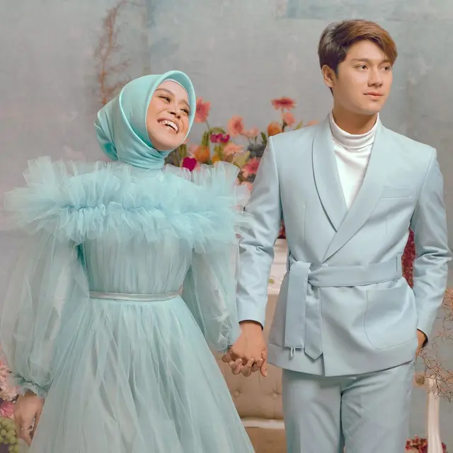 Rizky Billar dan Lesti Kejora.