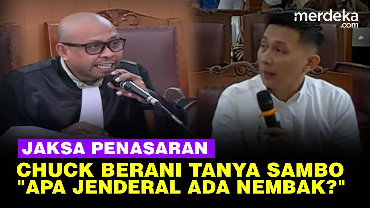 VIDEO: Jaksa Penasaran dengan Keberanian Chuck Tanya Sambo: "Apakah Jenderal Nembak?"