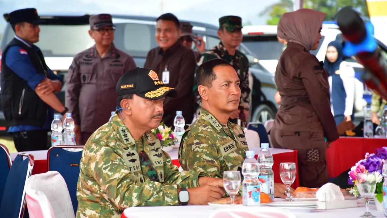 Latihan Integrasi TNI Babel-Morowali, Wakasal Saksikan Langsung Aksi Prajurit Samudera