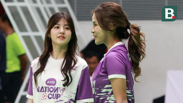 Foto: Melihat Keseruan Tim Shafira Melawan Tim Vonzy di Fun Match AXIS Nation Cup 2023