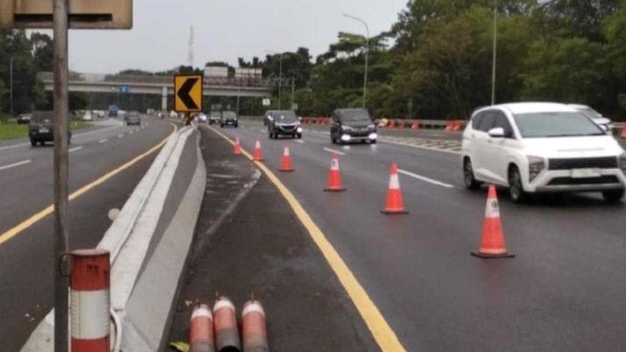 Hari Ketiga Lebaran, Jasa Marga Berlakukan Contraflow di Tol Jagorawi Arah Puncak
