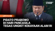 Prabowo dalam pidatonya di Hari Lahir Pancasila mengungkit tentang kekayaan Indonesia, sementara rakyat masih jadi penonton.