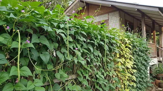 Kacang Panjang di Pagar