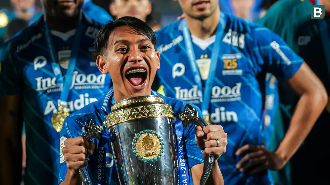 Foto: Juara BRI Liga 1 2024/2024, Beckham Putra Lengkapi 3 Gelar Juara di Tiga Level Usia Bersama Persib Bandung