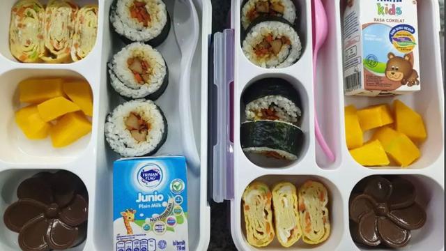 Sushi bekal sekolah anak