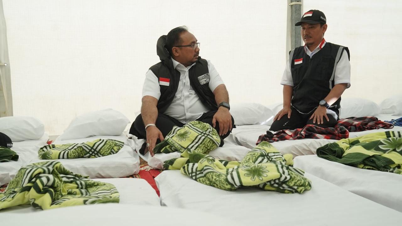 Menteri Agama (Menag) Yaqut Cholil Qoumas menyambangi Mina, Rabu (6/7/2022) dokumentasi MCH