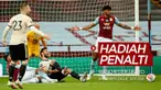 Berita video catatan 13 hadiah penalti yang didapat Manchester United di Premier League 2019-2020.