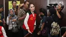 Aktris Jennifer Dunn bersiap menjalani sidang lanjutan di PN Jakarta Selatan, Kamis (7/6). Jennifer Dunn meminta dibebaskan serta meminta majelis hakim menjatuhkan hukuman delapan bulan penjara. (Liputan6.com/Immanuel Antonius)