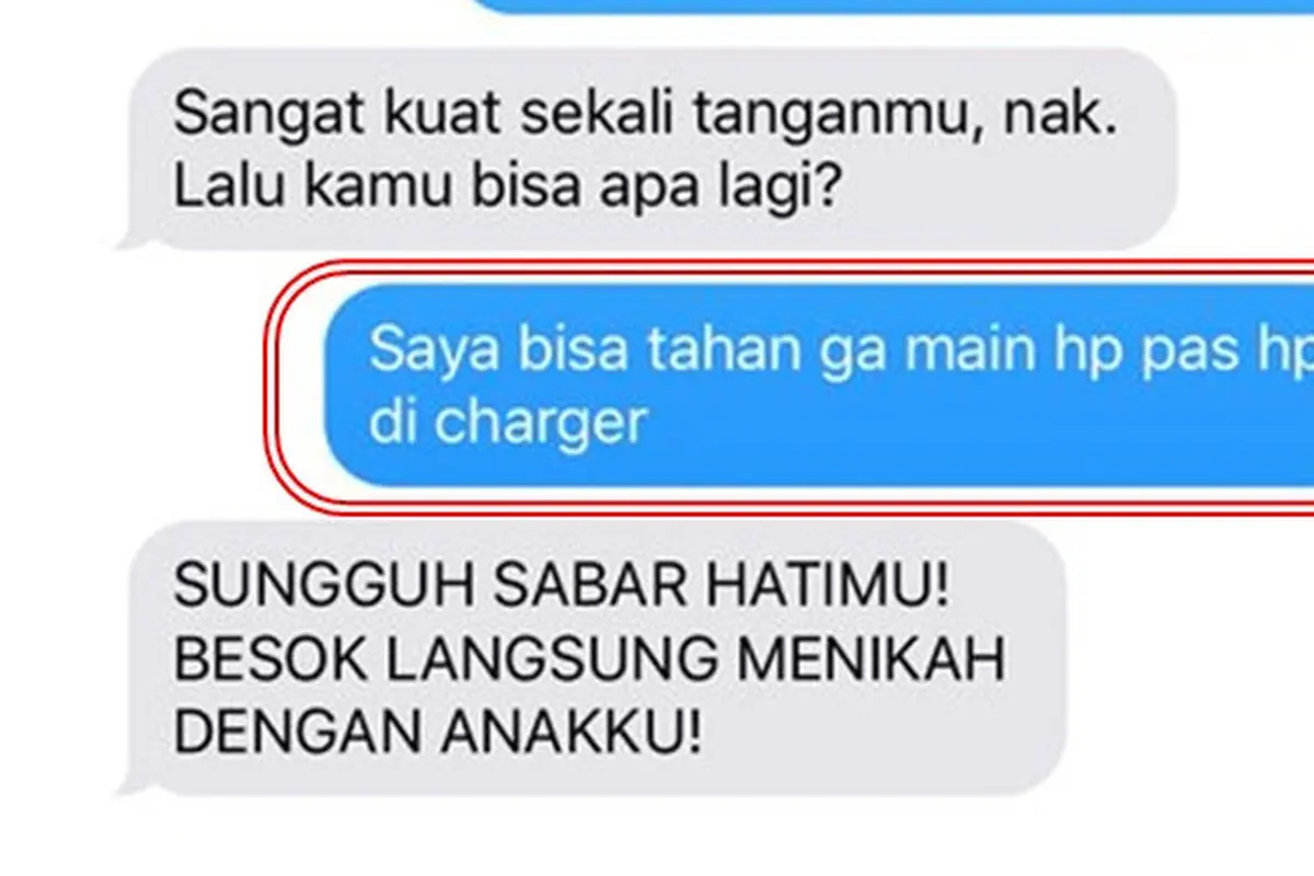 5 Chat Kocak ke Calon Mertua Ini Bikin Ketawa