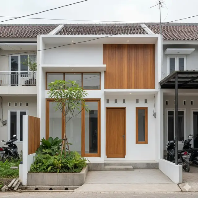 Desain Rumah dengan Taman Samping