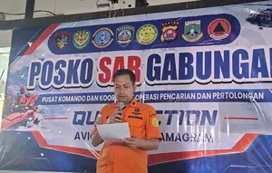 Pencarian Terakhir Jurnalis Hilang di Selat Sunda: 24 Kapal Diterjunkan Sisir 8.500 Mil Laut