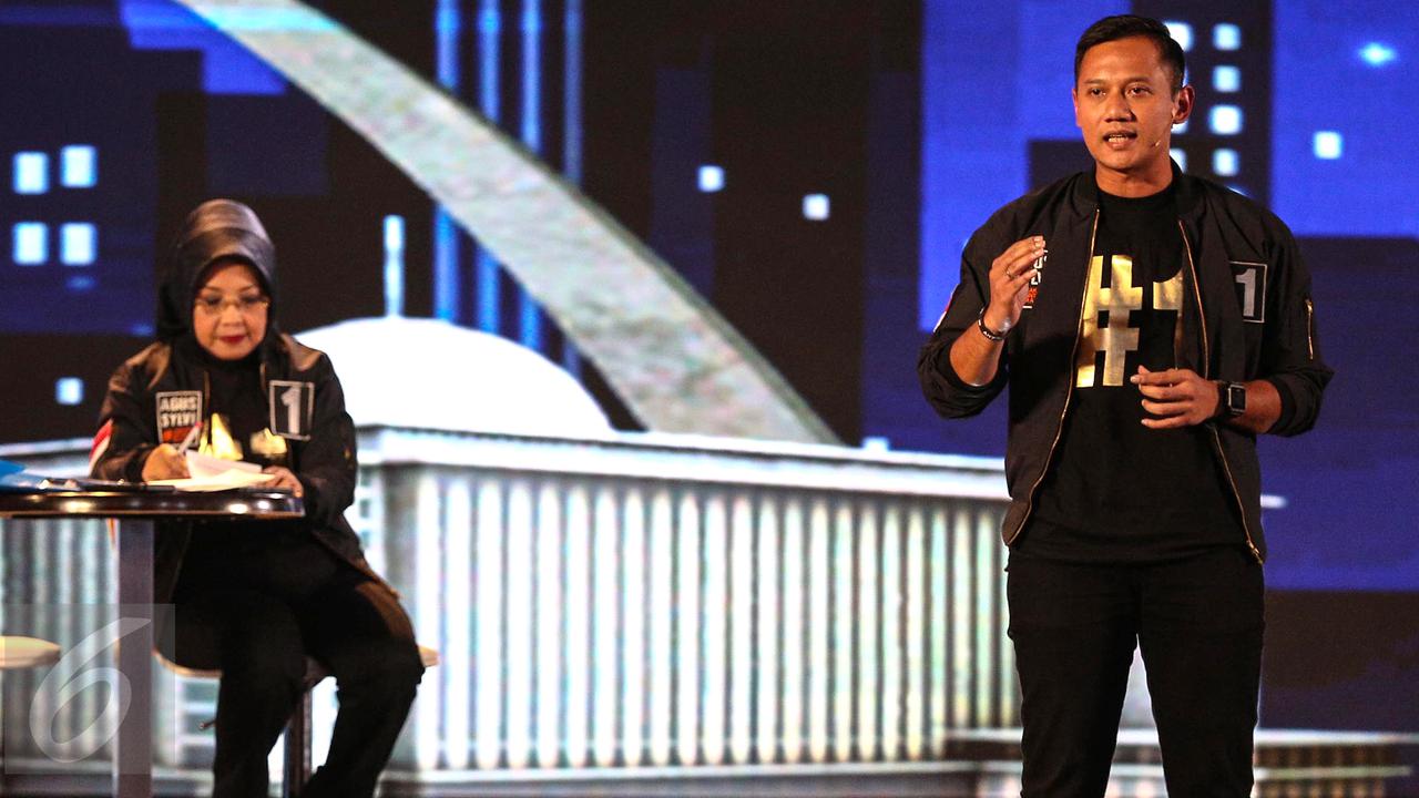 Cagub DKI nomor urut satu, Agus Harimurti Yudhoyono - AHY