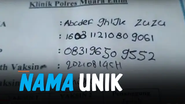 VIDEO: Viral, Anak ini Bernama ABCDEFGHIJK Zuzu