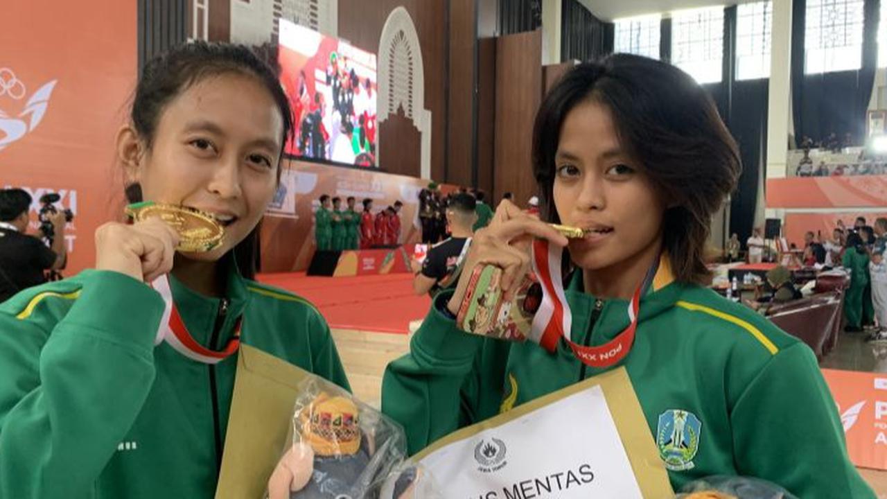 Perdana Ikut PON, Kakak Adik Ini Langsung Raih Medali Emas Kelas Seni Muaythai