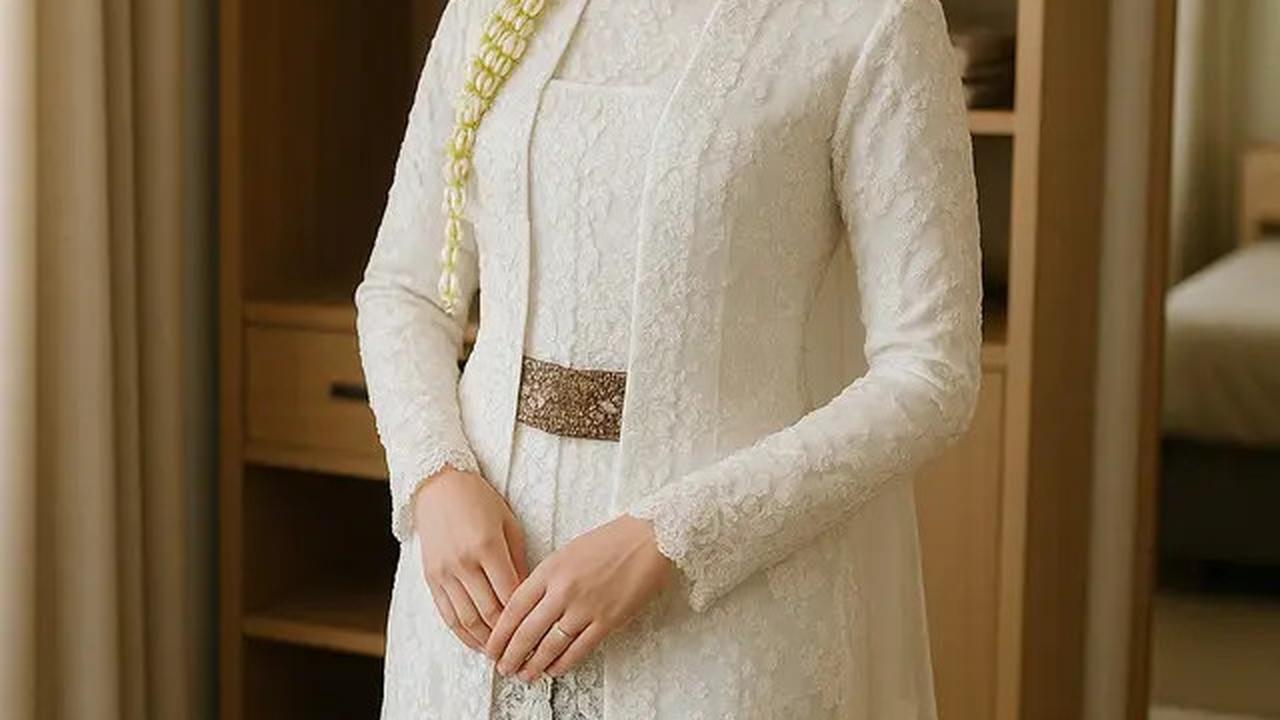 7 Kebaya Pernikahan Sederhana tapi Elegan Berhijab