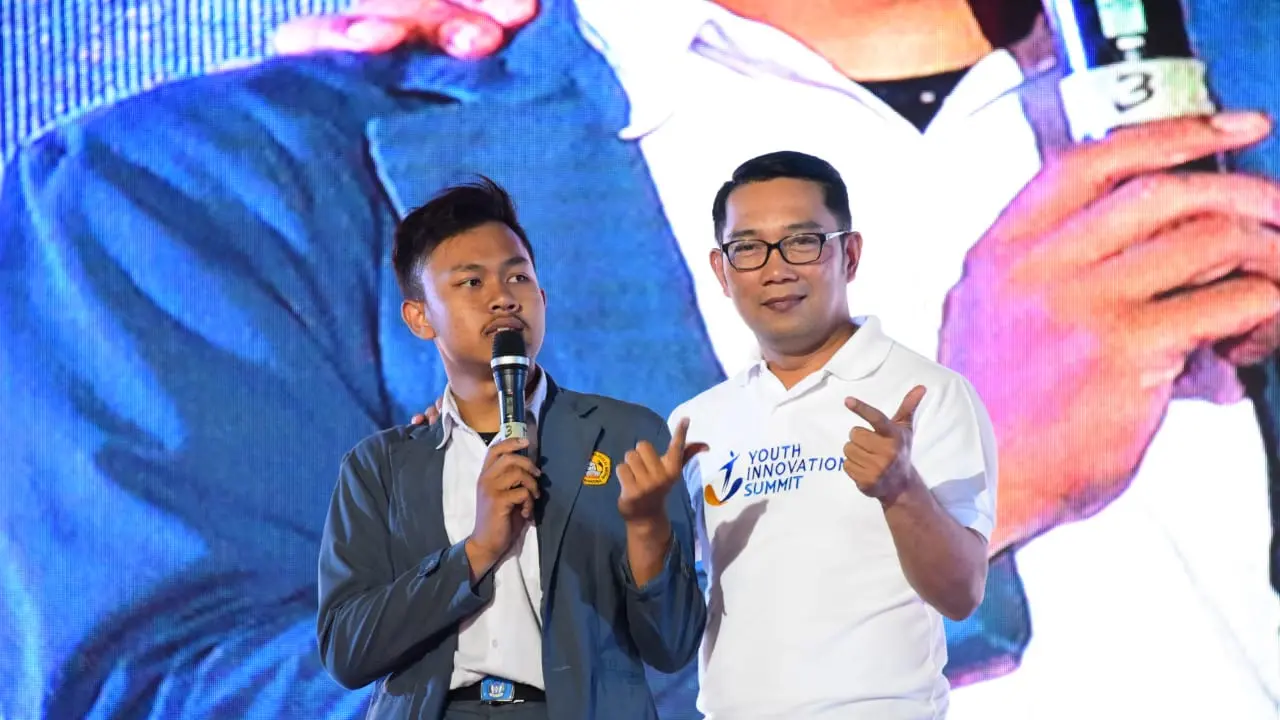 Youth Innovation Summit 2019 di Gedung Youth Center Sport Arcamanik, Kota Bandung, Senin (28/10/2019).