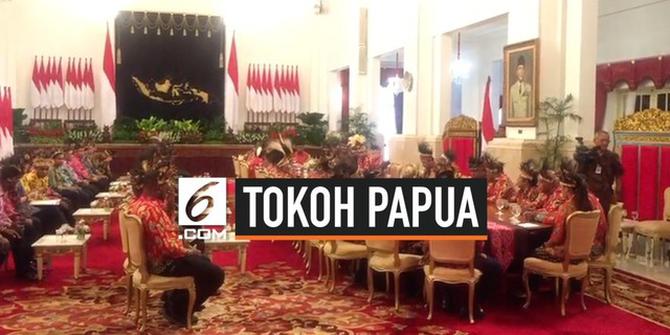 VIDEO: Bertemu Jokowi di Istana, Tokoh Papua Ajukan 9 Permintaan