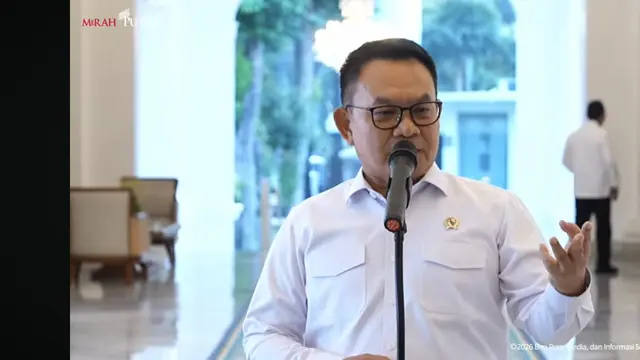 Menko Polkam Dudung Abdurachman bicara tawaran bantuan malaysia dan singapura tangani karhutla. (Foto YouTube Setpres).
