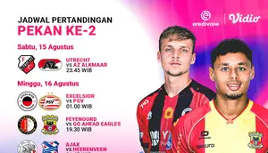 Eredivisie 2026/27 Week 2: Momentum Tim Raksasa Saksikan Hanya di Vidio