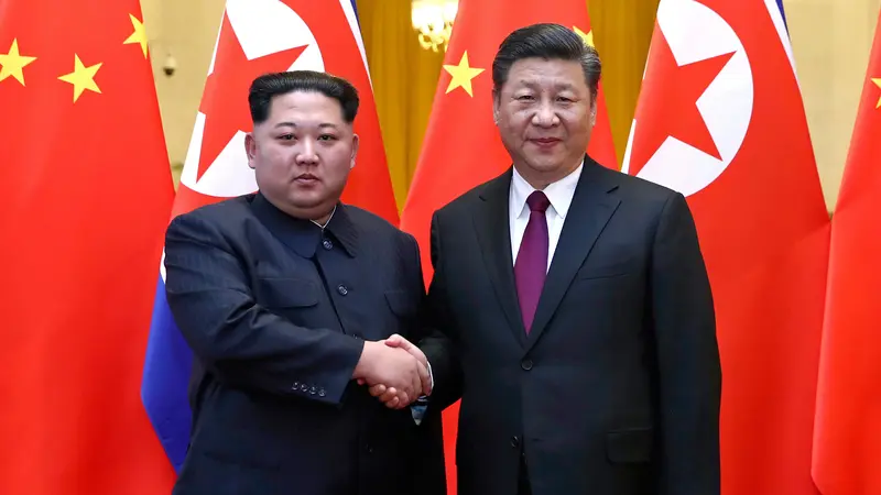 Kim Jong Un dan Presiden China Xi Jinping Bertemu di Beijing