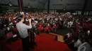 Jokowi meminta warga Solo mendukungnya secara penuh agar kemenangan di pemilu presiden nanti diraih secara mutlak (Liputan6.com/Herman Zakharia).
