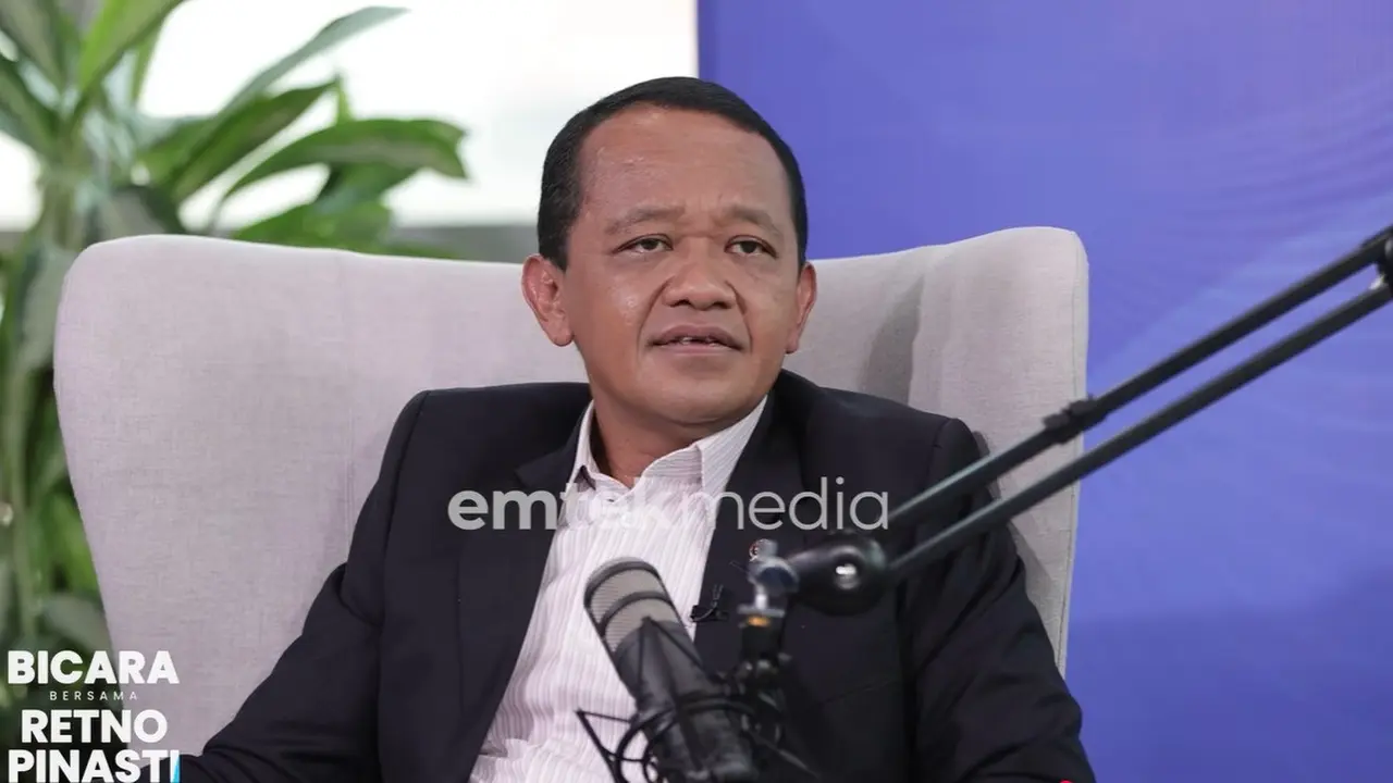 Bahlil dalam acara Bicara Bersama Retno Pinasti.