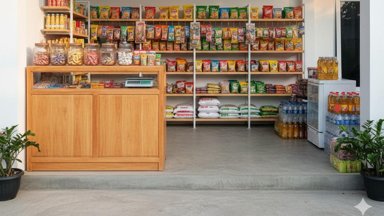 Warung Sembako Mini di Teras