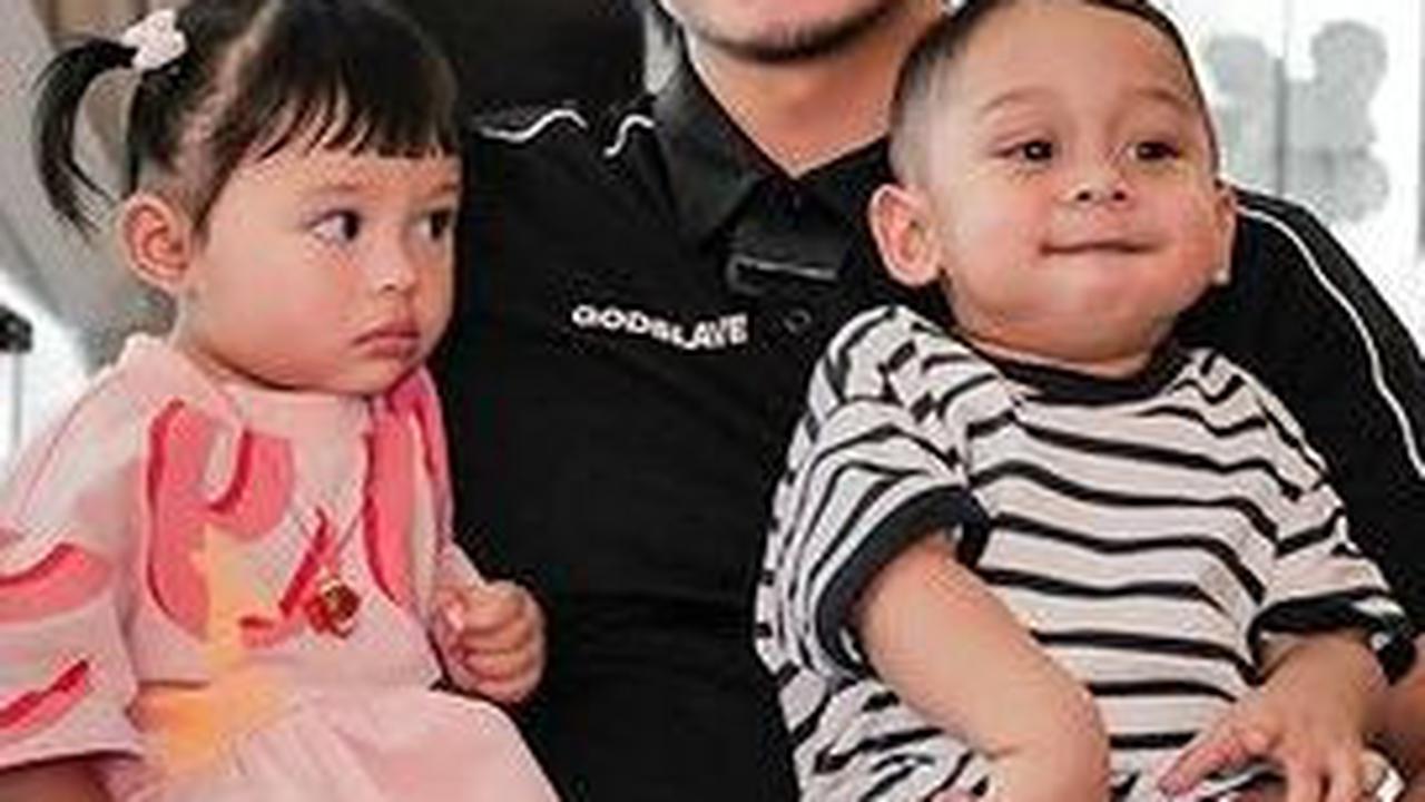 Gemas! Momen Kebersamaan Ameena dan Baby L Anak Lesti Kejora dan Rizky Billar, Ekspresinya Lucu saat Sama-sama Digendong Atta Halilintar