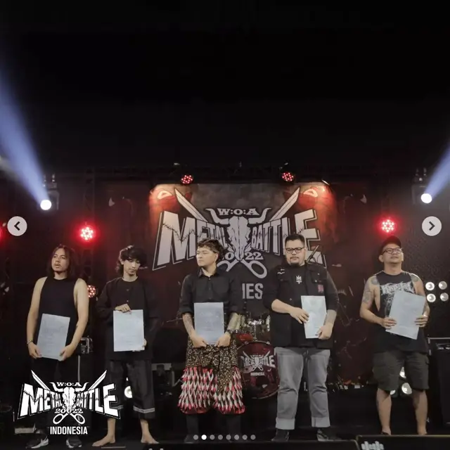 Ludicia, Band asal Bali yang akan mewakili Indonesia di Wacken Open Air Jerman setelah jadi juara Wacken Metal Battle. (Instagram @dcdc.official)