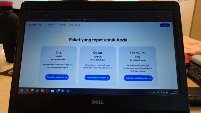 Price List Google Drive di Google One