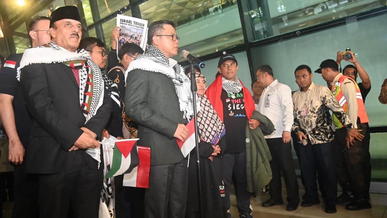 9 WNI yang Ditahan Israel Tiba di Tanah Air