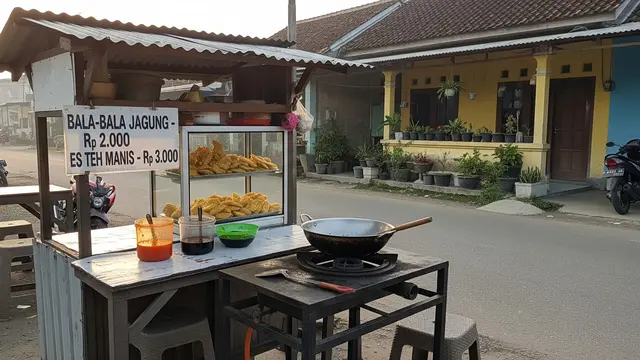 Ide usaha jualan gorengan sore hari bala-bala jagung