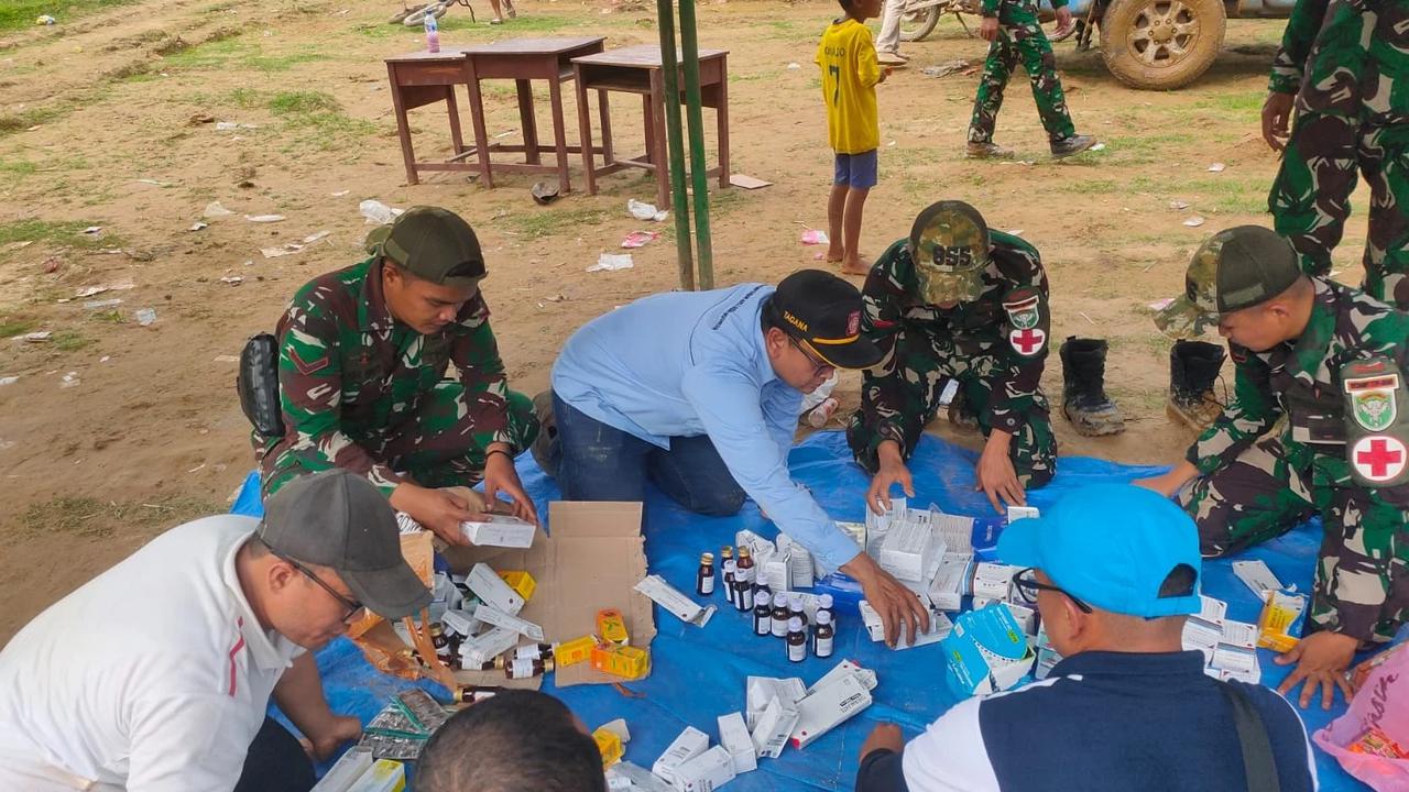 Tim Kesehatan Gabungan TNI di Gayo Lues Aceh