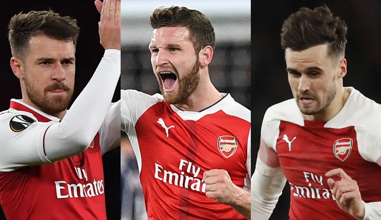 Arsenal kian menunjukan tren positif pasca kedatangan Unai Emery. Namun terdapat beberapa pemain yang memiliki kualitas yang tidak sesuai dengan ekspektasi Unai Emery. (Kolase Foto AFP)