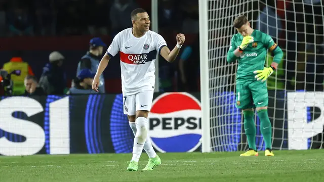 Kylian Mbappe - Barcelona vs PSG