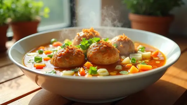 Resep Bakso Sayur Ayam