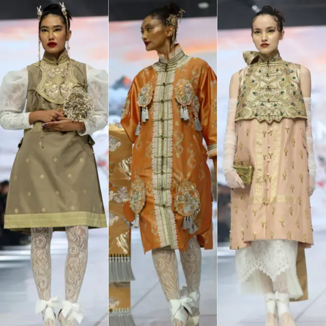 Koleksi Danny Satriadi di JFW 2026 terinspirasi 12 shio. [Budy Santoso/Fimela]