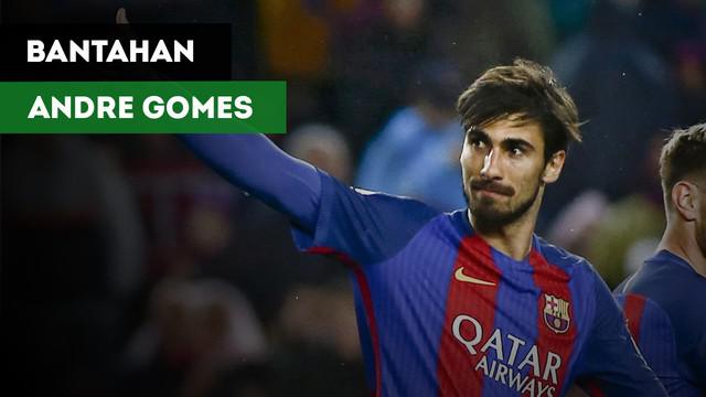 Gelandang Barcelona, Andre Gomes membantah jika ia telah menghina Lionel Messi.