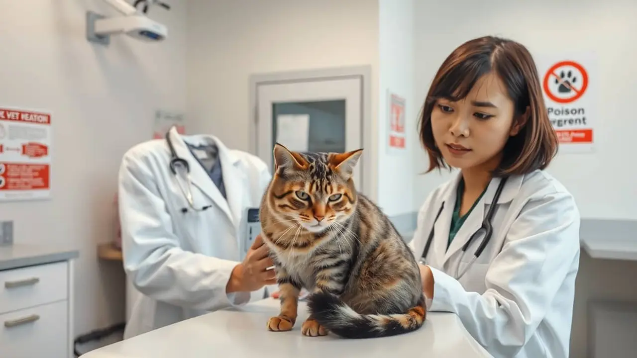 ciri ciri kucing keracunan