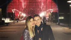 Jorge Lorenzo bersama sang kekasih di FIM Awards, Spanyol, Minggu(8/11/2015). (Foto/Instagram)