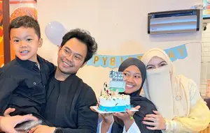 Akur, Wardatina Mawa dan Insanul Fahmi Bersama Rayakan Ultah Anak