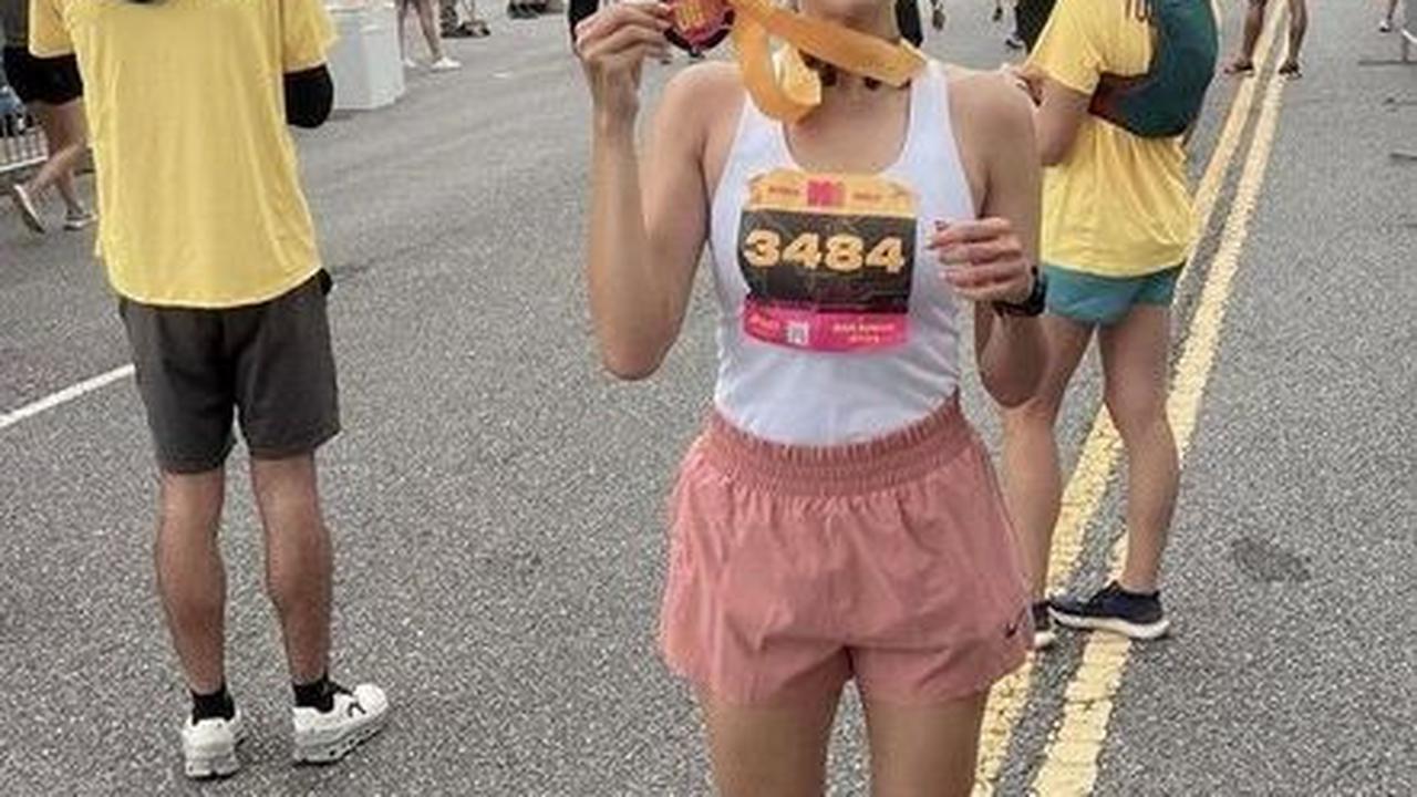 Didukung Oleh Sang Suami, 8 Foto Seru Enzy Storia Saat Ikut Ajang Maraton di Amerika