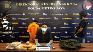 Polisi Gagalkan Penyelundupan Ganja 3,4 Kg dari Sumut