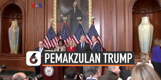VIDEO: Anggota DPR Umumkan Pasal-Pasal Pemakzulan Trump