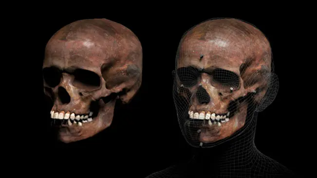 Perpaduan ilmu pengetahuan dan seni telah memungkinkan rekonstruksi 3D wajah-wajah dari puluhan ribu tahun lalu. (Sumber Visual Science)