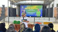 Anggota DPR RI Dapil Malang Raya, M Hasanuddin Wahid atau Cak Udin menggelar pasar murah untuk masyarakat umum (Istimewa)
