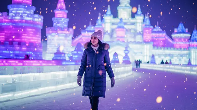 Prompt Gemini AI Viral untuk Edit Foto Liburan di Harbin China