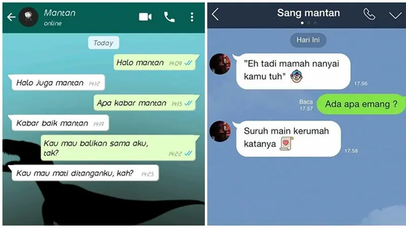 Obrolan Kocak Saat Mantan Ngajak Balikan Ini Bikin Senyum-Senyum